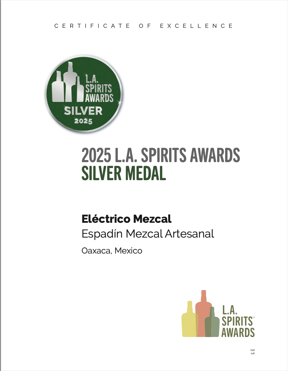Mezcal Espadín Joven
